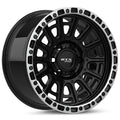RTX Striker 20x9 6x139.7 offset 10 cb 106.1 Gloss Black Machined Lip