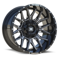 TW1 20x10 8x165.1/8x180 -18 Gloss Black Milled