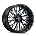 CALI PURGE GLOSS BLACK MILLED  20x10      ET: -25       78.1  Conical    5x127