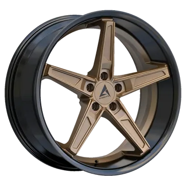 Armed Syndicate DON 74.1 19x8.5 5x112|5x114.3 35 MATTE BRONZE FACE + GLOSS BLACK