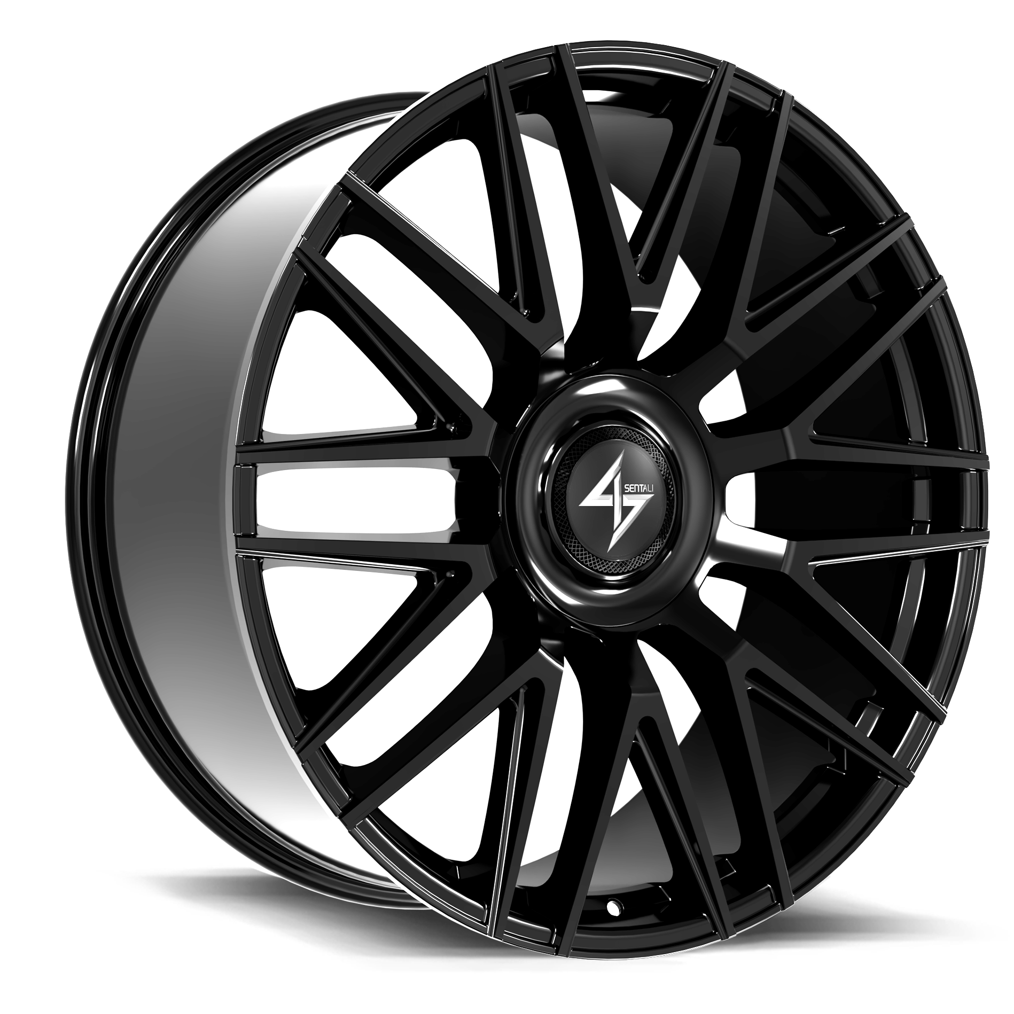 Sentali Empire Size: 24x10   CB: 74.1  BP: 5x127 | 5x120   ET: 30  Gloss Black