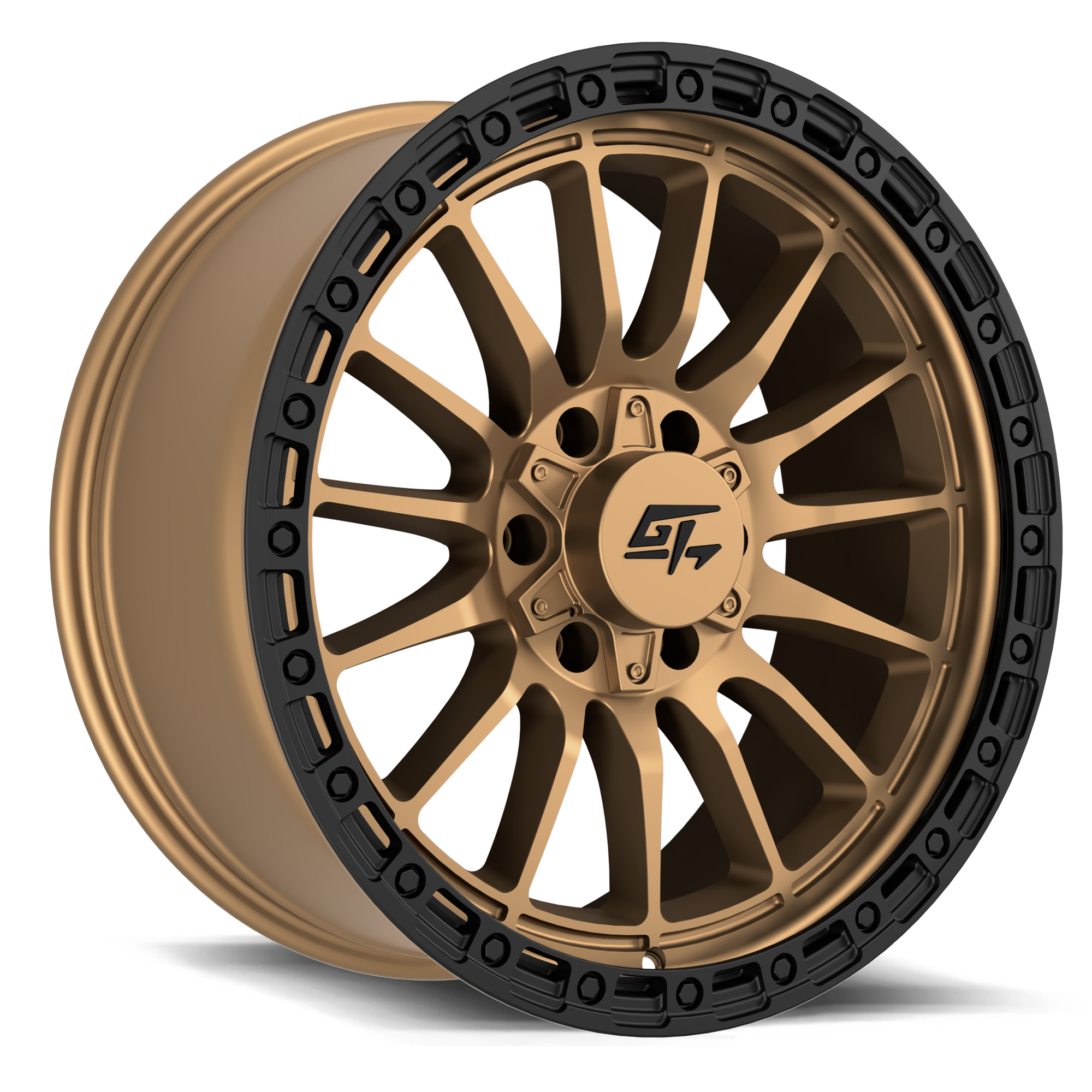 Renegade 18x9 5x127 / 5x139.7 +12 Matte Bronze with Black Ring