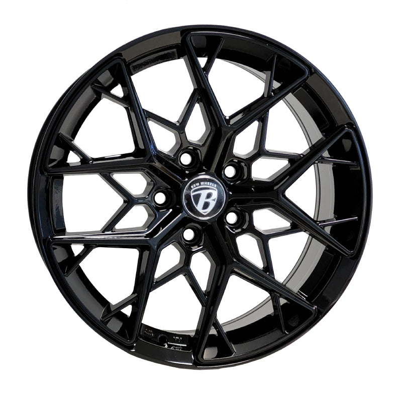 Bad Boy Wheels BBW5929 20x8.5 5x112 offset 35 cb 66.6 Gloss Black