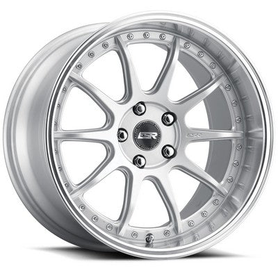 ESR CS12 Hyper Silver Machined Lip 18x8.5  ET: 35  cb72.6  5X100