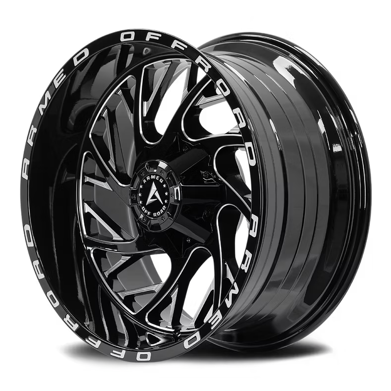 Armed Offroad CARNAGE 20x9 5x127 & 5x139.7 12 GLOSS BLACK MILLED ARMED