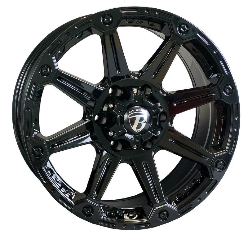 Bad Boy Wheels BBW717 18x8.5 6x135 offset 10 cb 87.1 Gloss Black