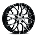 Katana KR01 17x7.5 5x108 offset 40 noir et machiné
