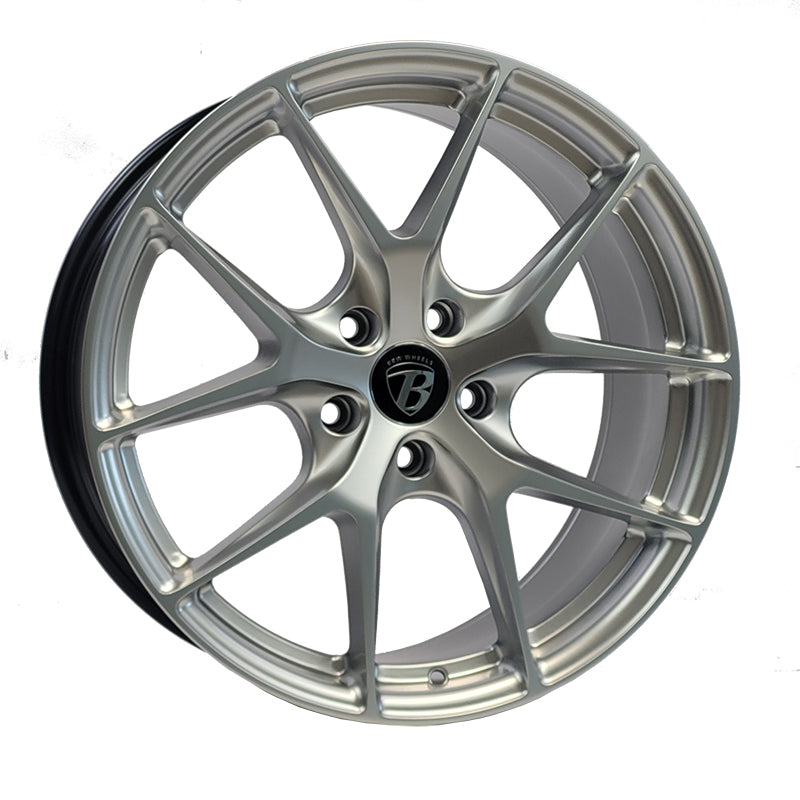 Bad Boy Wheel BBW512 18x8.5 5x114.3 offset 38 Silver