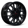 ENTHUZE ATTITUDE 18x9 6x135 / 6x139.7  OFFSET 18 CB 87.1 NOIR & MACHINÉ
