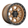 KMC KM548 CHASE  Matte Bronze With Black Lip  17x9     -12      71.5  Conical