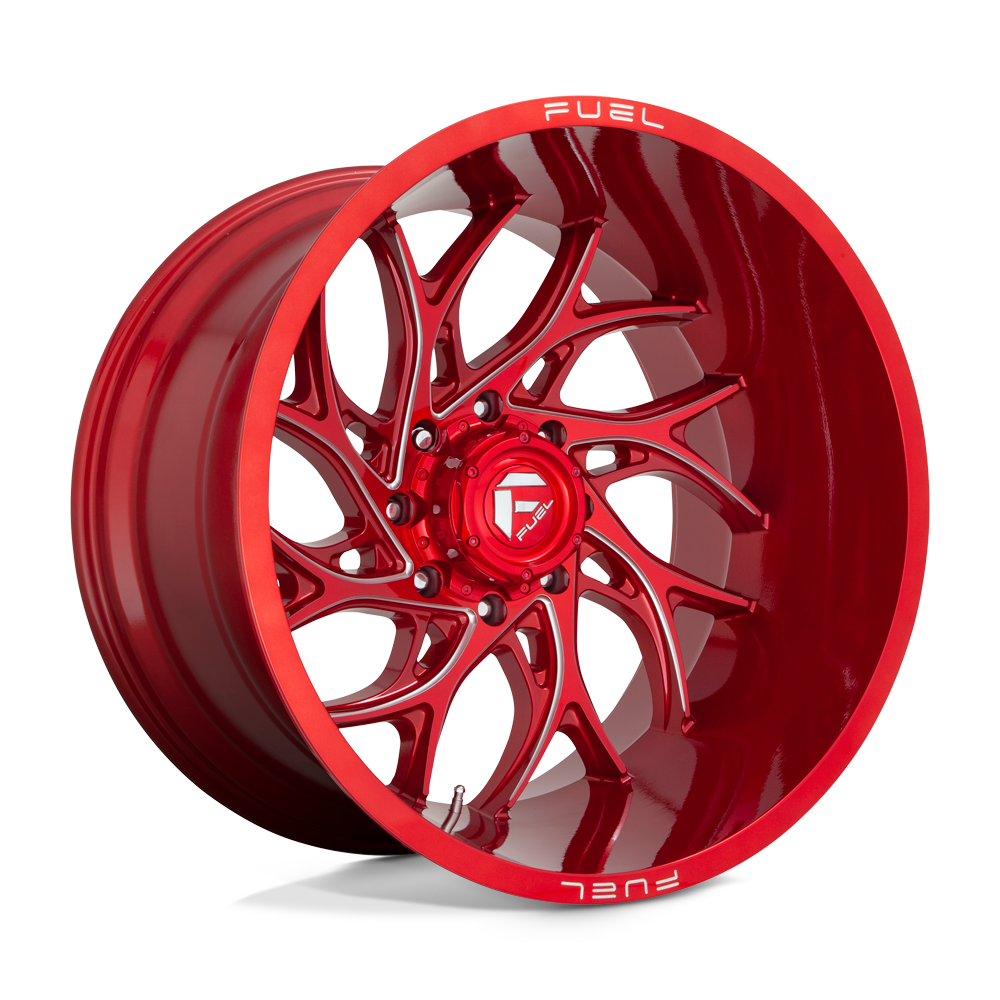 FUEL RUNNER  CANDY RED MILLED  22x10     -18      106.1  Conical     6X139.7