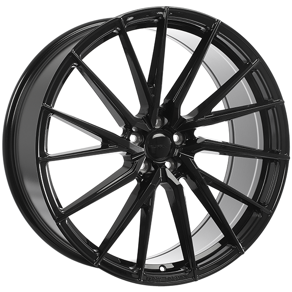 RUFFINO CENTRAL Noir lustré 22x9.0  5x114.3  Offset: 35  Hub: 73.1