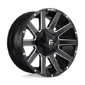 FUEL CONTRA  GLOSS BLACK MILLED  20x9     +1      124.2  Conical     8X180