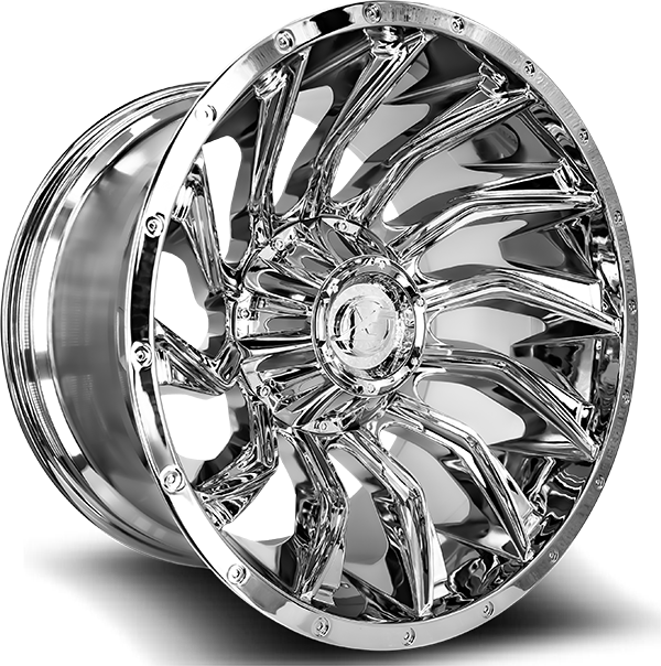 XF-224 22x12 6x135/6x139.7 -44 Chrome