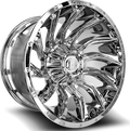 XF-224 24x14 5x127/5x139.7 -76 Chrome