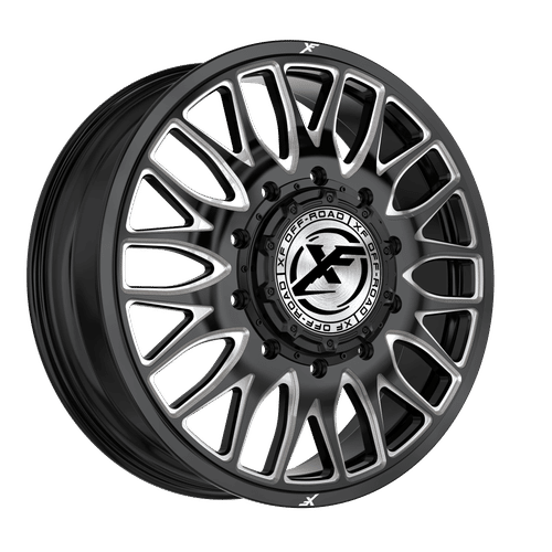 XF OFFROAD XF-240GBML-F 20x8.25 8x165.1 110 Gloss Black Milled