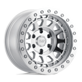 BLACK RHINO PRIMM  SILVER W/ MIRROR FACE & MACHINED RING  17x8.5     -30      11