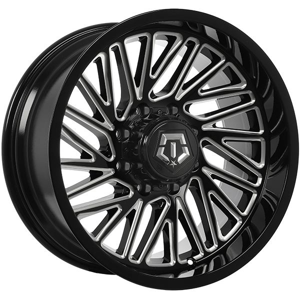 TIS 553 Noir lustré - Rebord usiné 20x10.0  6x135/6x139.7  Offset: -12  Hub: 106