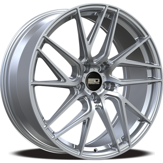 19x8.5 5x114.3 35/64.1 Euro Design Tech, Silver
