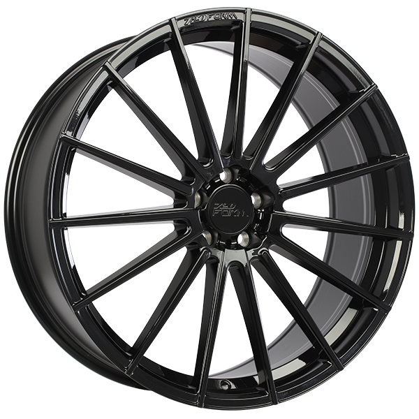720Form FF12 Noir lustré 20x9.0  5x108  Offset: 40  Hub: 63.4