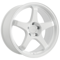 720Form FF6 Blanc satin 17x7.5  5x114.3  Offset: 35  Hub: 73.1