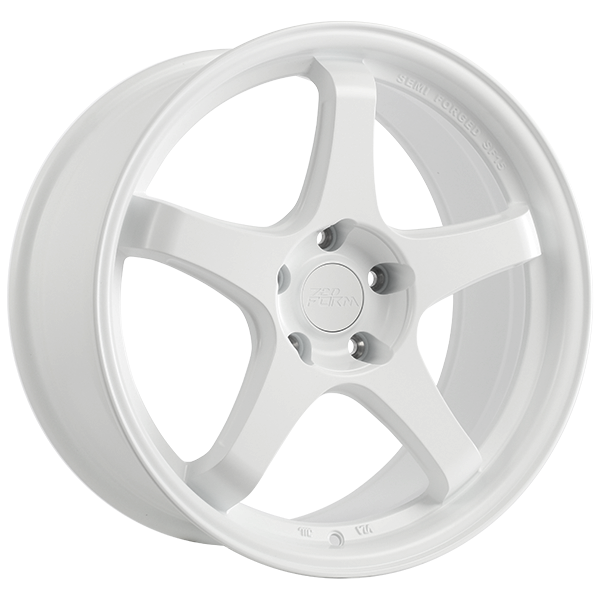 720Form FF6 Blanc satin 17x7.5  5x114.3  Offset: 35  Hub: 73.1