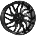 TIS 544 Noir lustré 22x10.0  6x135/6x139.7  Offset: -19  Hub: 108.1