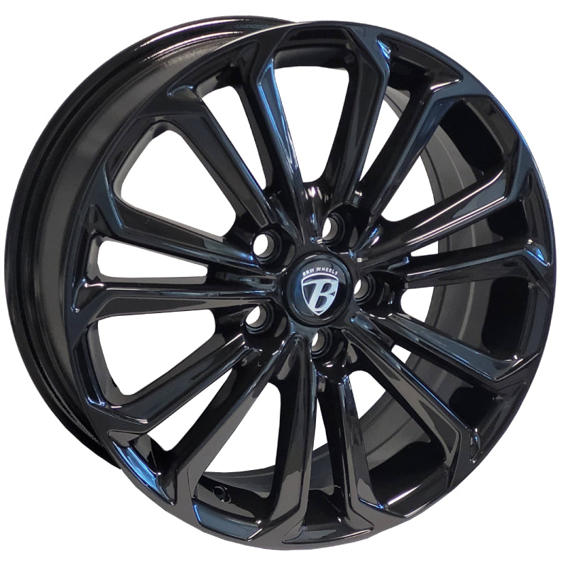 Bad Boy Wheels BBW667 15x6.5 5x100 offset v38 Gloss Black