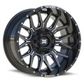 TWISTED OFF-ROAD TW1 22x12 8x165.1/8x180 -44 Gloss Black Milled