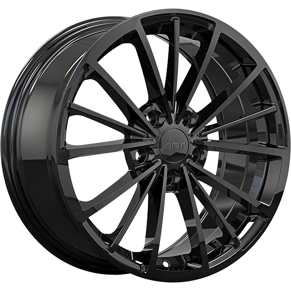 REPLICA 378 Noir lustré 17x7.5  5x112  Offset: 45  Hub: 57.1