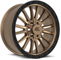 GT OFF-ROAD Chamber 20x9 5x127 / 5x139.7 +12 Matte Bronze Centre / Black