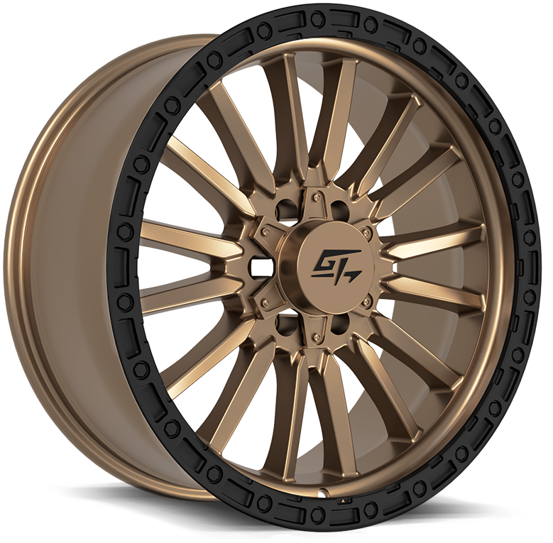 GT OFF-ROAD Chamber 20x9 5x127 / 5x139.7 +12 Matte Bronze Centre / Black