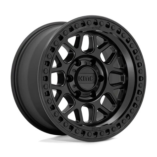 KMC KM549 GRS Satin Black  18x8.5      ET: 0       125.1  Conical    8X165.1