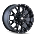 Mayhem WARRIOR  MATTE BLACK  17x9     +18      78.3  6x114.3/6x139.7