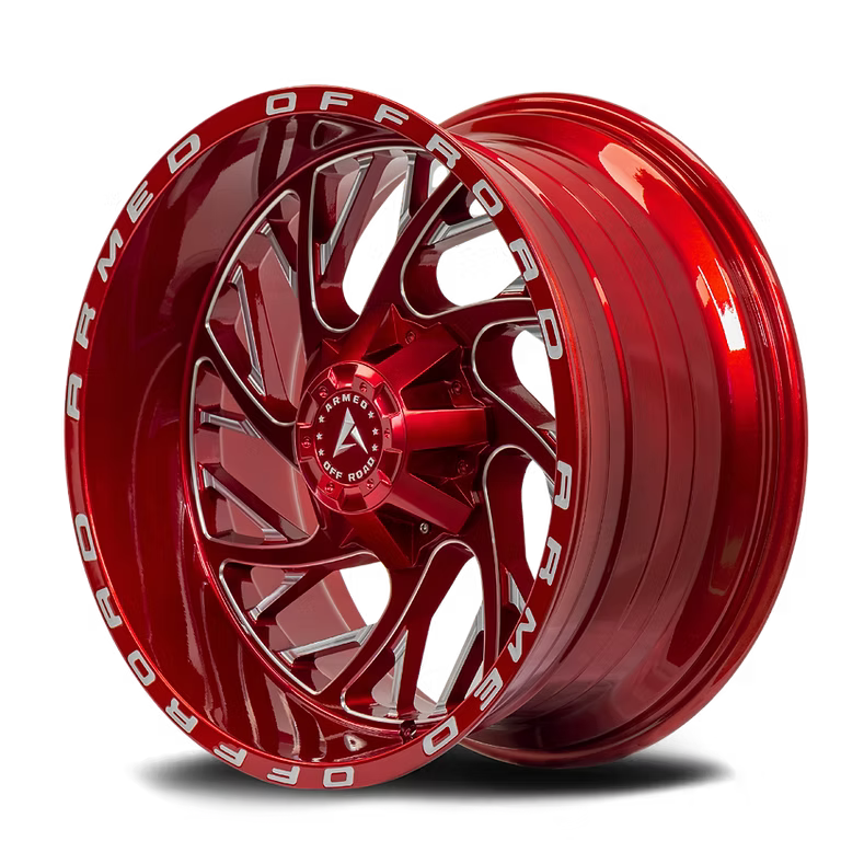 Armed Offroad CARNAGE 20x12 6x135|6x139.7 -44 CANDY RED + MILLING & ARMED