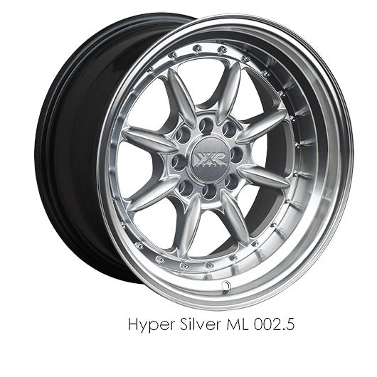XXR 002.5 Hyper Silver / ML  16x8      ET: 20       73.1  Conique    4X100 4X114
