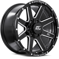 INVASION 17x9 5x127/5x139.7 12 Gloss Black Milled