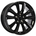 REPLICA 321 Noir lustré 17x7.0  5x114.3  Offset: 47  Hub: 67.1