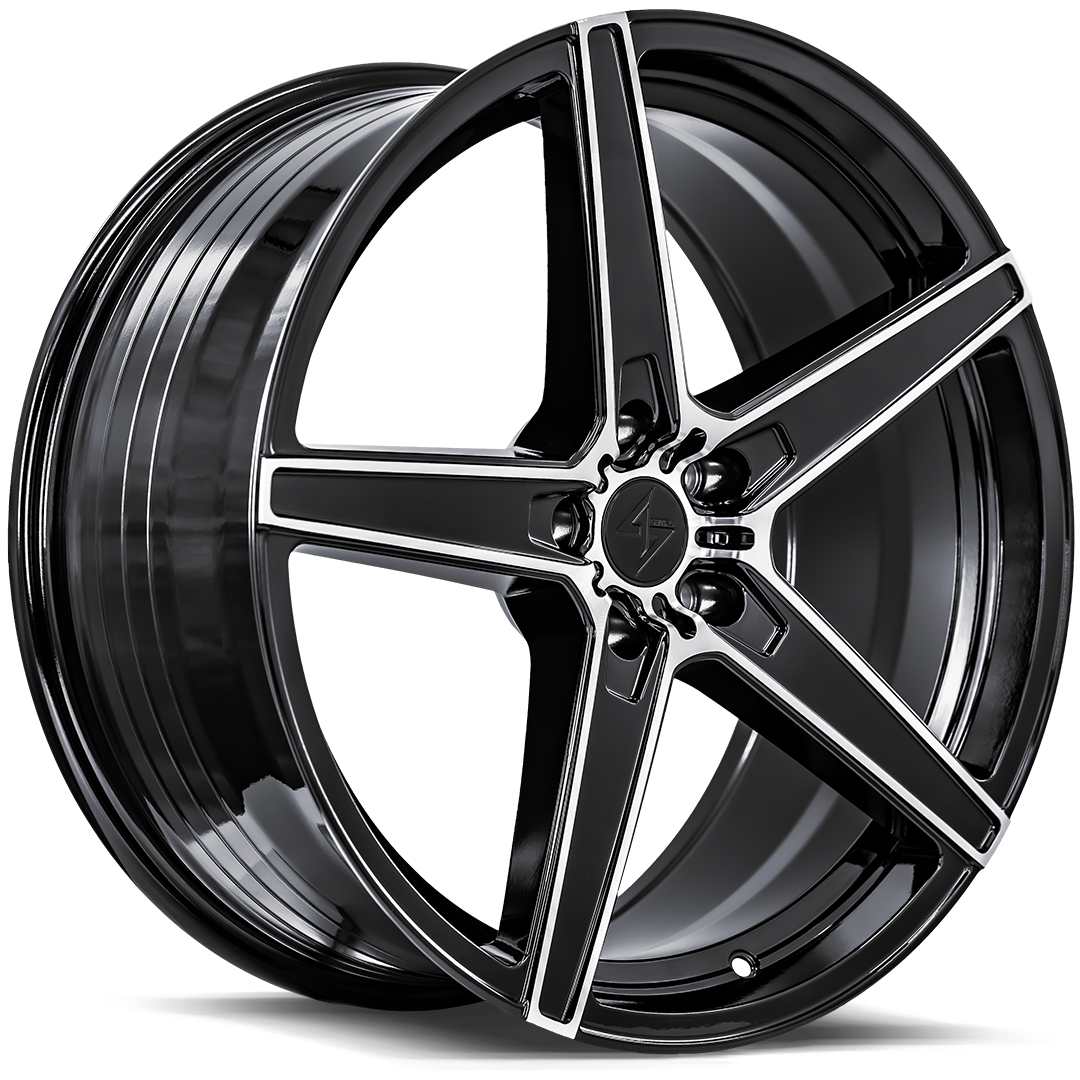Sentali Street SS4 20x9 20x9 5x127 +35 Gloss Black Machined