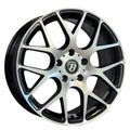 Bad Boy Wheels BBW595 19x8.5 5x114.3 offset 35 cb 73.1 Black & Machined Face