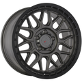 Forged XR11 Gris Satin - Contour noir 17x9.0  5x127  Offset: 10  Hub: 71.5