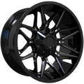 Ruffino XR111 Noir lustré - Rebord usiné 20x10.0  6x135/6x139.7  Offset: -12  Hu