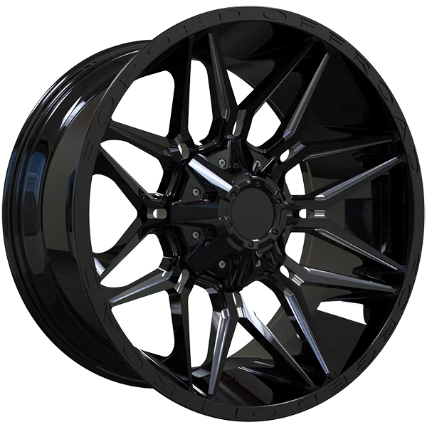 Ruffino XR111 Noir lustré - Rebord usiné 20x10.0  6x135/6x139.7  Offset: -12  Hu