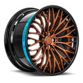 Sentali Forged SB1 19x9.5 offset 38 cb 73.1 Gloss Black Lip / Gloss Bronze Centr