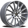 19x8.5 5x112 45/66.6 Euro Design Sacco, Gunmetal Machined