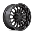 FUEL ARC  MATTE BLACK WITH GLOSS BLACK LIP  20x9     +1      78.1  5X114.3/5X127