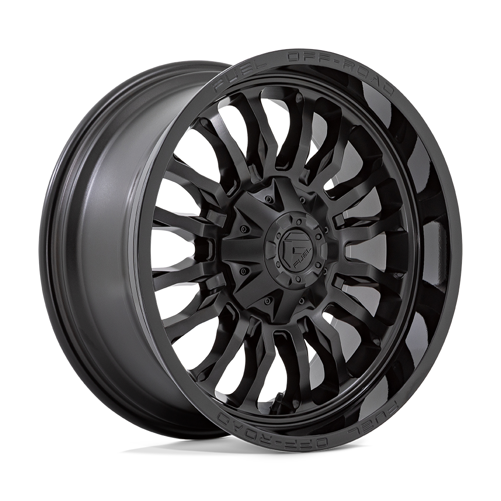 FUEL ARC  MATTE BLACK WITH GLOSS BLACK LIP  20x9     +1      78.1  5X114.3/5X127