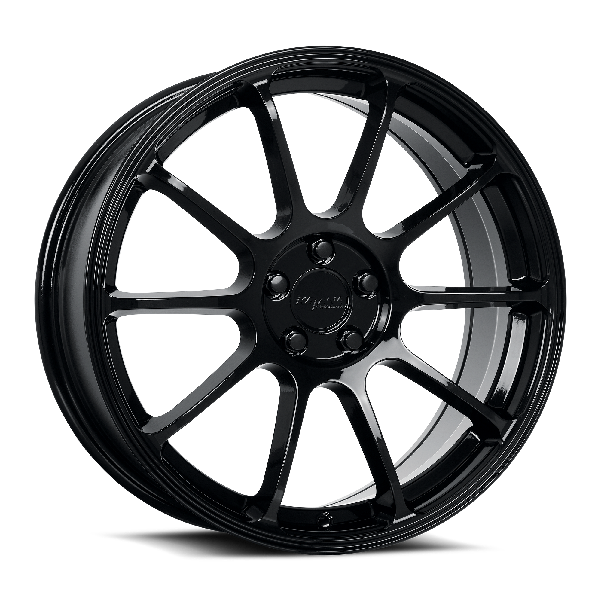KATANA KR07 17x7.5 5x114.3 +40mm Gloss Black