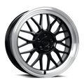 KATANA KR06 18x8 5x112 +40mm Gloss Black Machined Lip