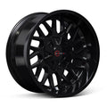 Enthuze Revolver 20x10 8x165.1 / 8x170 offset -21 cb 125.2 Gloss Black